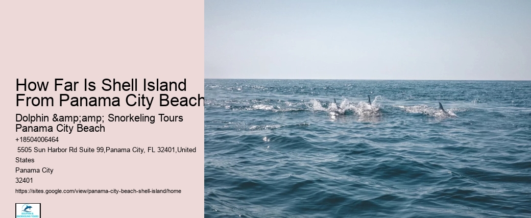 How Far Is Shell Island From Panama City Beach