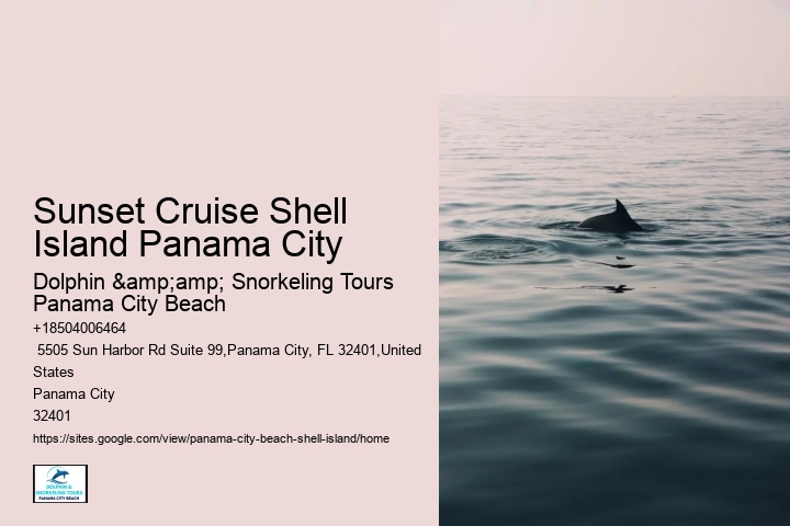 Sunset Cruise Shell Island Panama City